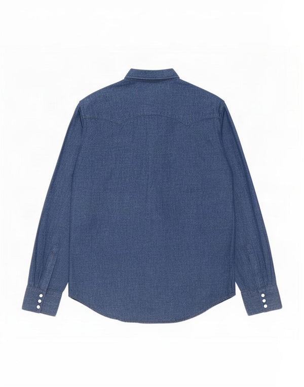Levi's Mens Denim Shirt Large Blue Cotton