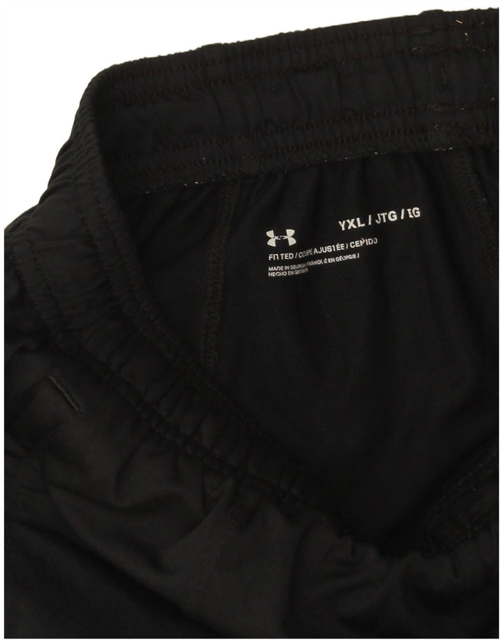 Under Armour Boys Tracksuit Trousers 13-14 Years XL Black