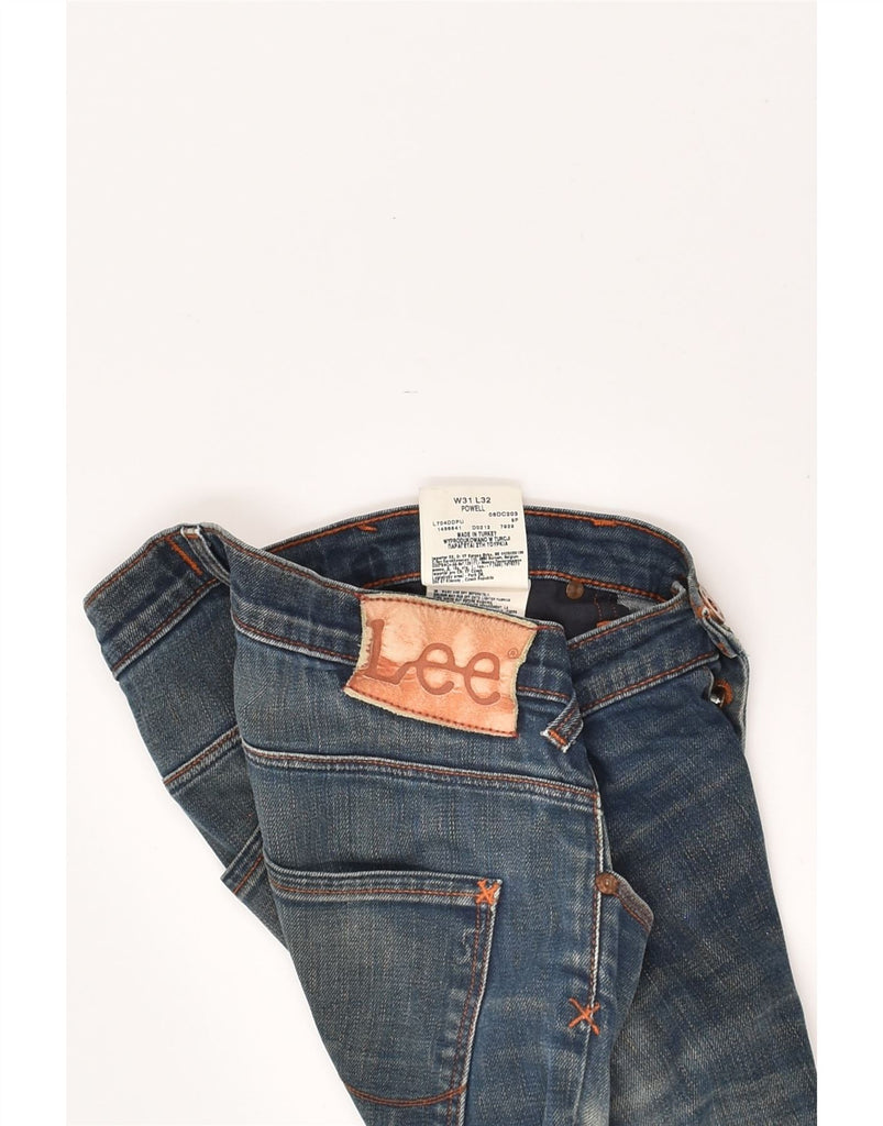 LEE Mens Powell Slim Jeans W31 L32 Blue Cotton | Vintage Lee | Thrift | Second-Hand Lee | Used Clothing | Messina Hembry 