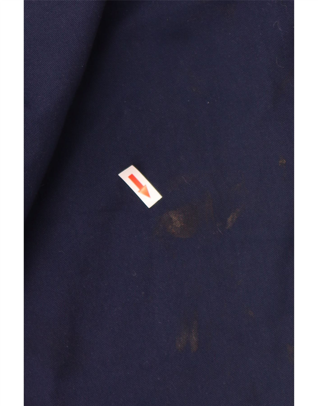 DICKIES Mens Tapered Chino Trousers W48 L32 Navy Blue Polyester