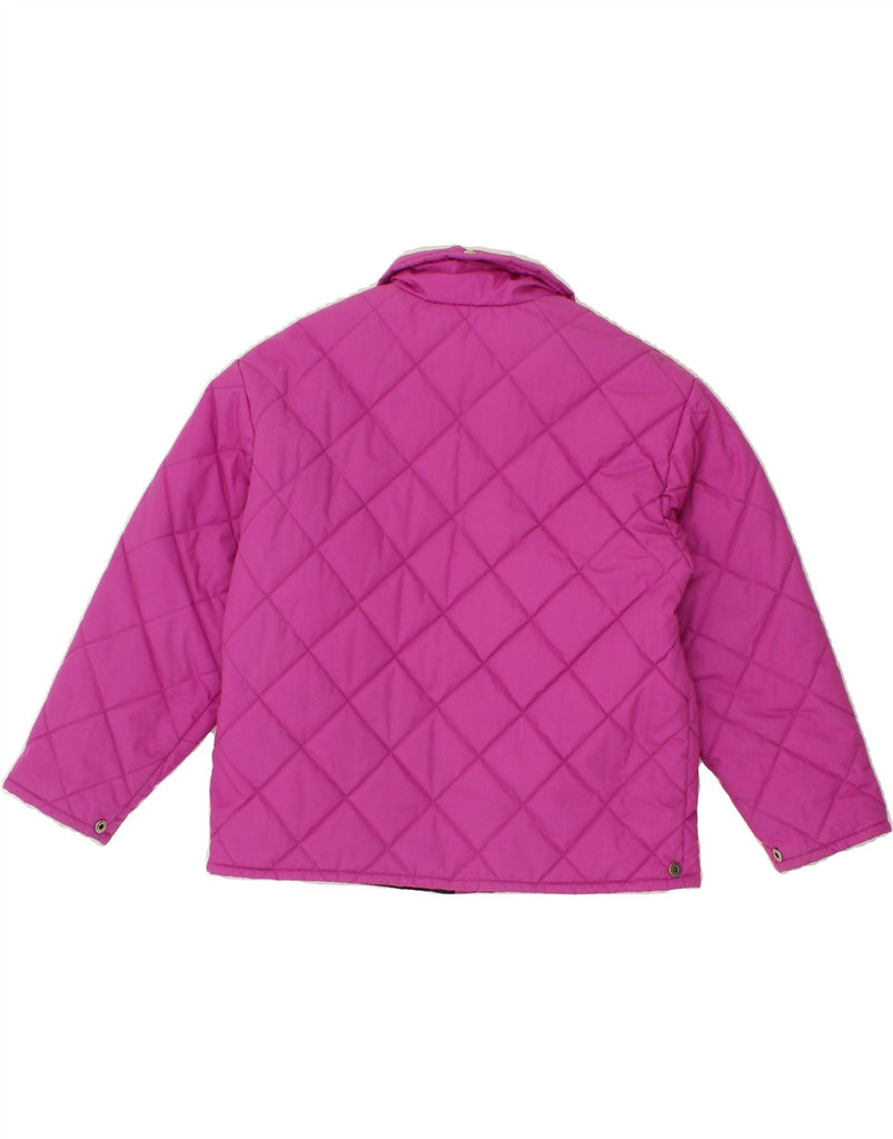 FILA Girls Quilted Jacket 7-8 Years Purple Cotton | Vintage Fila | Thrift | Second-Hand Fila | Used Clothing | Messina Hembry 