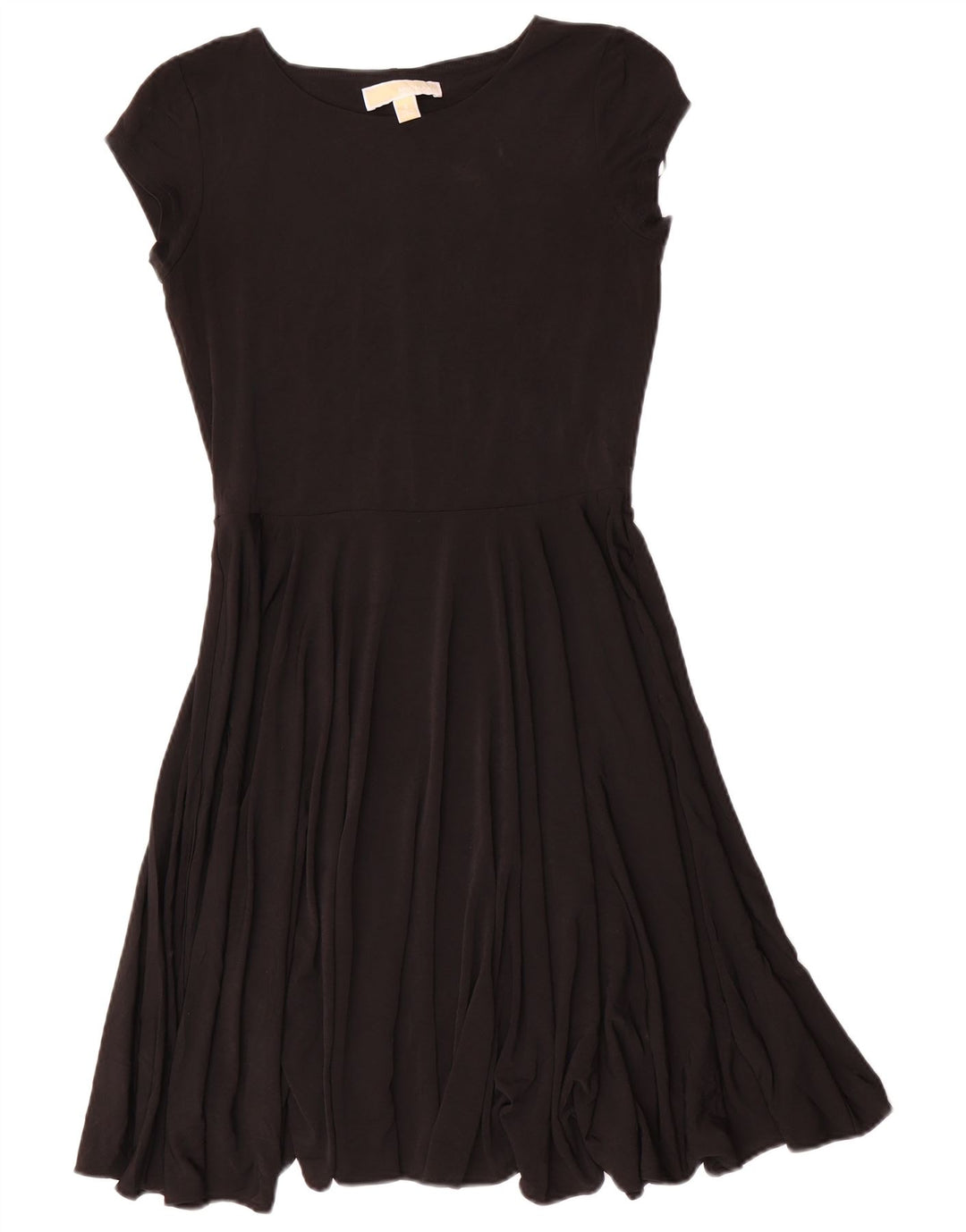 Michael Kors Womens A-Line Dress UK 10 Small Black Polyester
