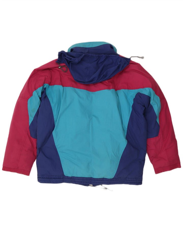MC Kee's Mens Hooded Ski Jacket UK 40 Large Multicoloured Colourblock