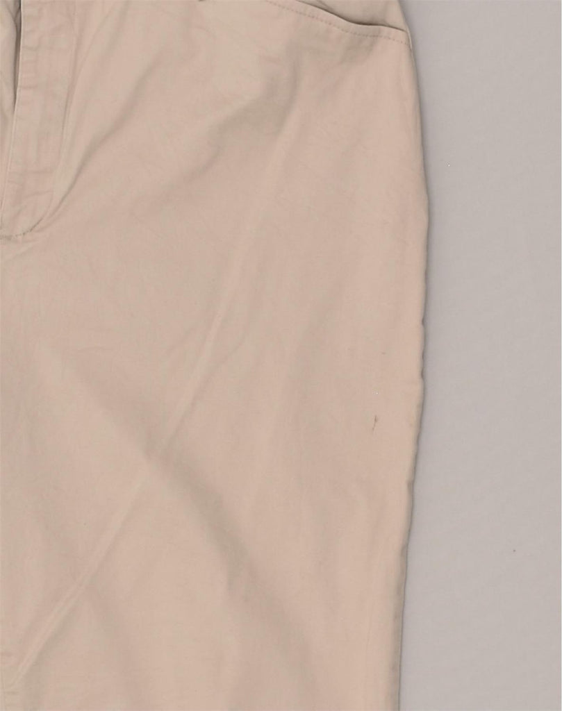 LEE Womens Straight Casual Trousers US 14 XL W36 L32 Beige Cotton | Vintage Lee | Thrift | Second-Hand Lee | Used Clothing | Messina Hembry 