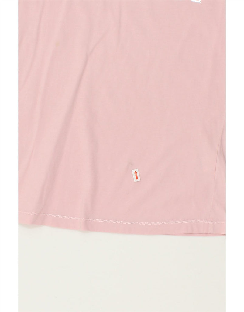 REEBOK Womens Graphic T-Shirt Top UK 10 Small Pink Vintage Reebok and Second-Hand Reebok from Messina Hembry 