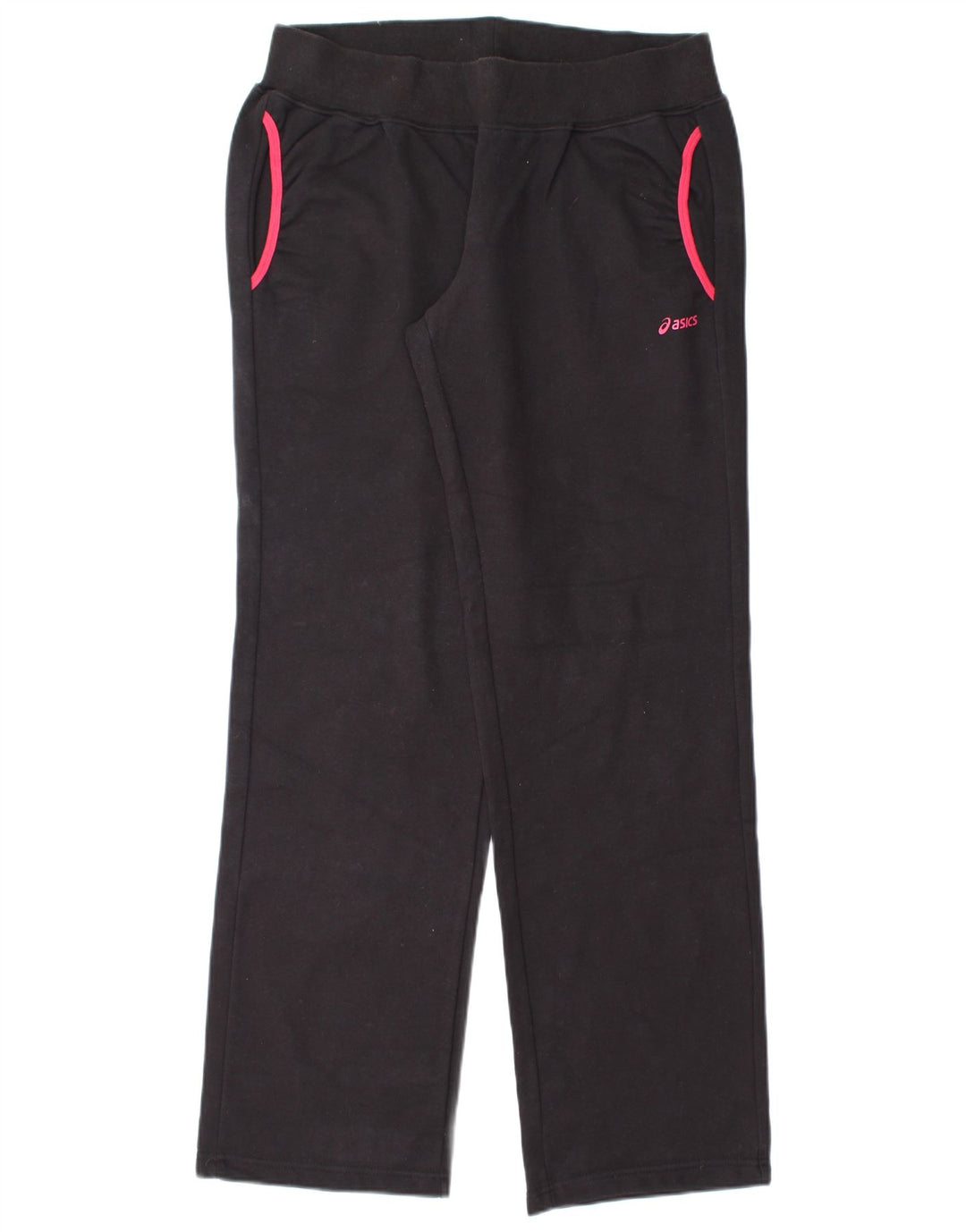 ASICS Womens Tracksuit Trousers UK 18 XL  Black Cotton