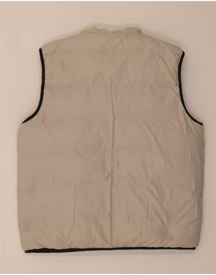 North Sails Mens Reversible Padded Gilet UK 38 Medium Navy Blue Polyamide
