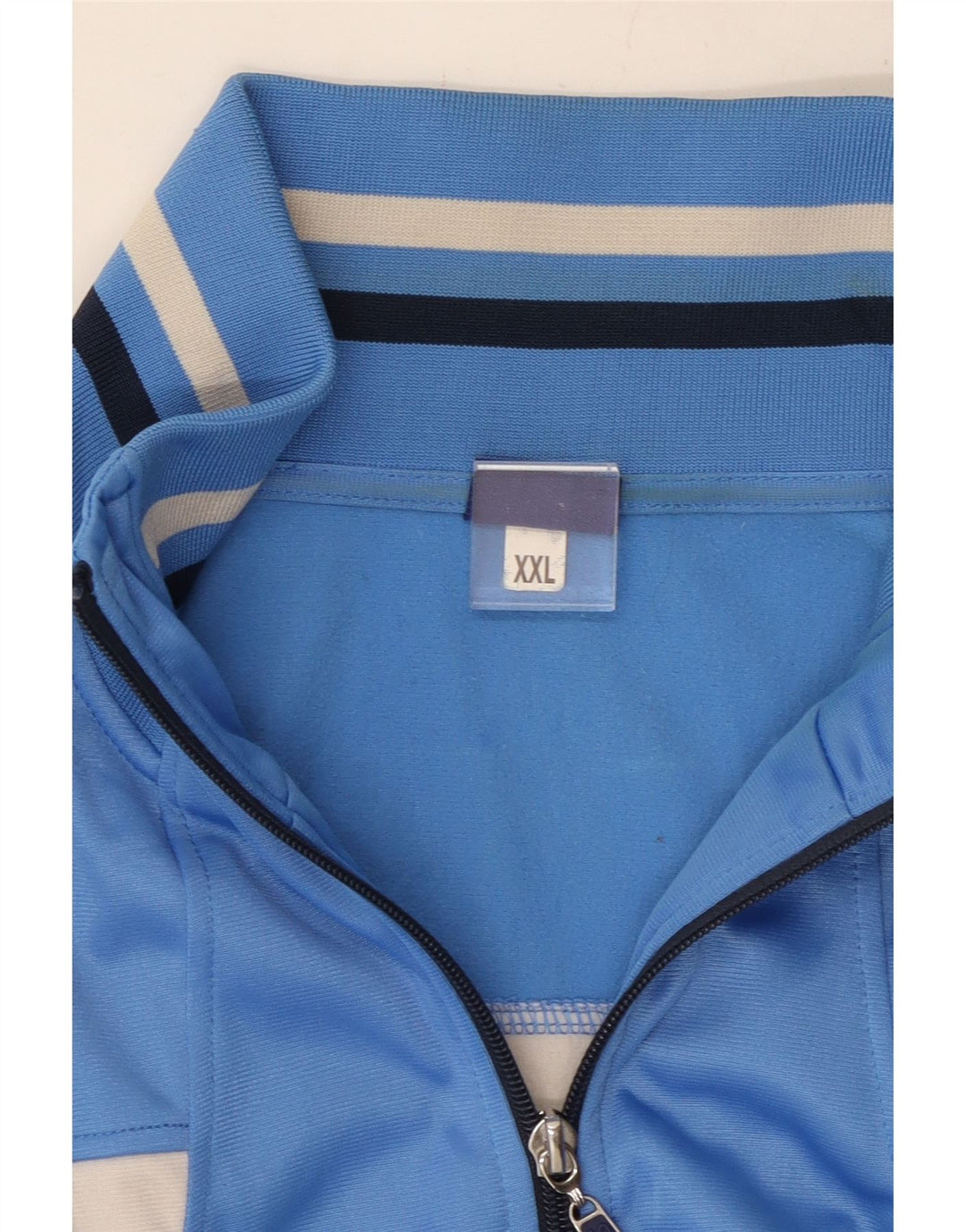 ASICS Mens Tracksuit Top Jacket 2XL Blue Colourblock