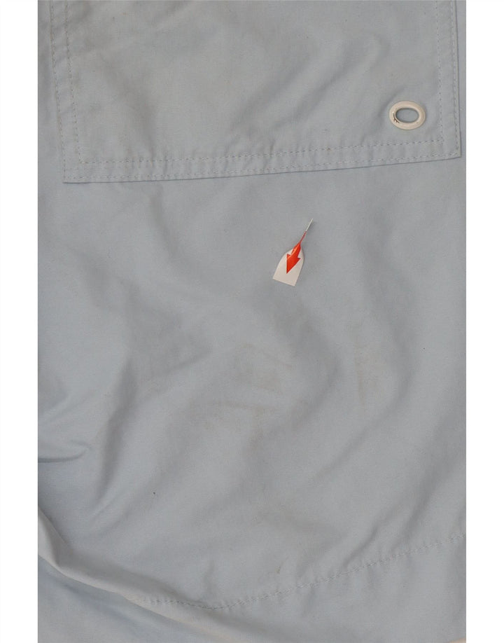 Adidas Mens Graphic Swimming Shorts Medium Blue Polyester