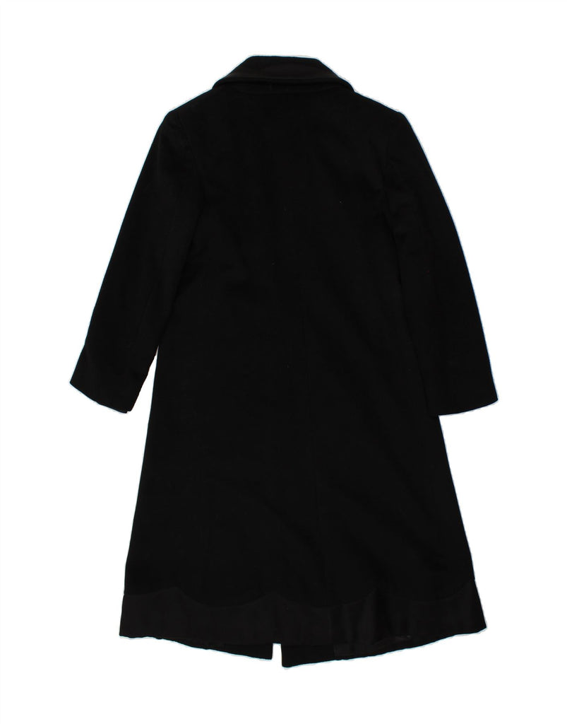 VINTAGE Womens Overcoat UK 14 Large Black | Vintage Vintage | Thrift | Second-Hand Vintage | Used Clothing | Messina Hembry 