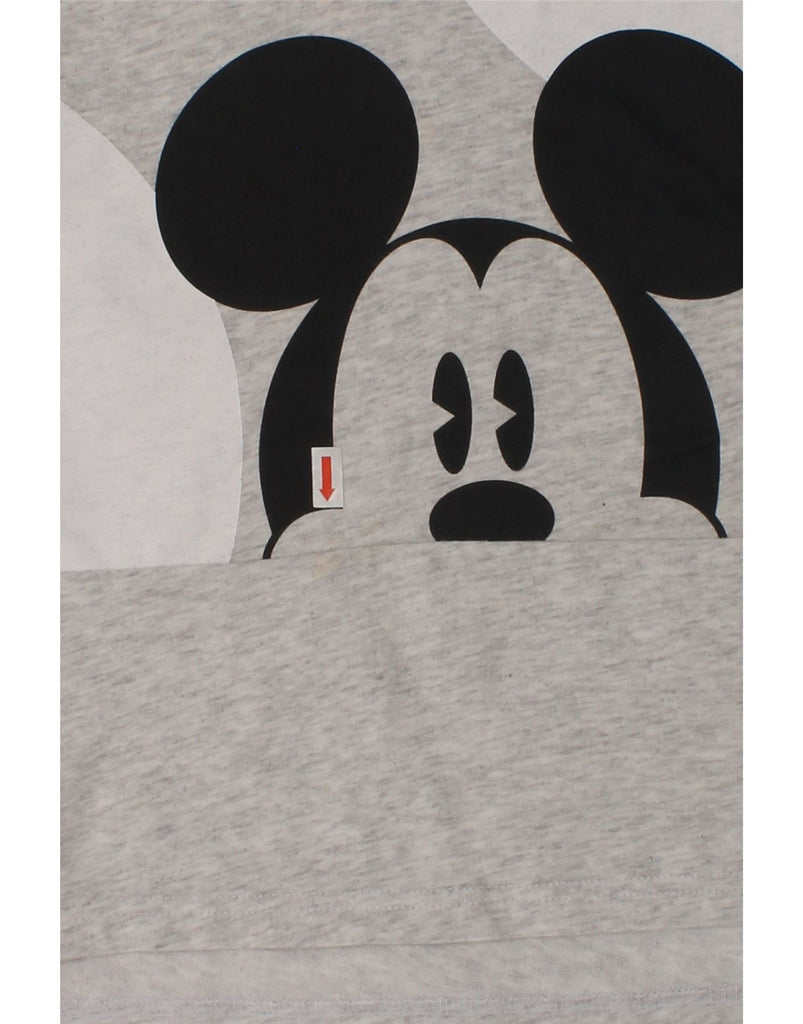 ADIDAS Girls Mickey Mouse Graphic T-Shirt Top 5-6 Years Grey Cotton | Vintage Adidas | Thrift | Second-Hand Adidas | Used Clothing | Messina Hembry 