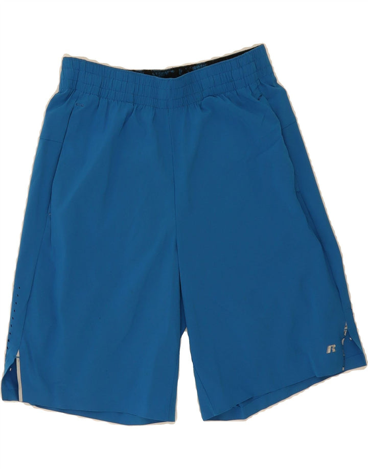 RUSSELL ATHLETIC Mens Sport Shorts Small  Blue Polyester Vintage Russell Athletic and Second-Hand Russell Athletic from Messina Hembry 