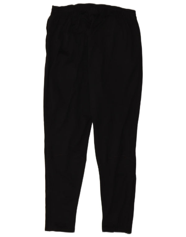 Nike Womens Dri Fit Tracksuit Trousers UK 14 Large Black Polyester