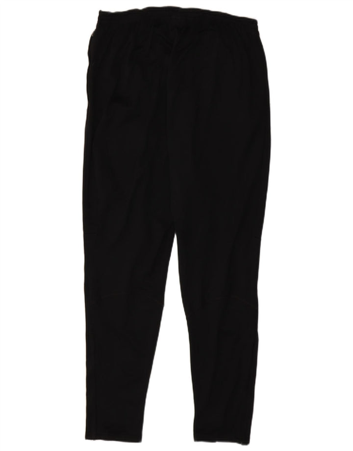 Nike Womens Dri Fit Tracksuit Trousers UK 14 Large Black Polyester