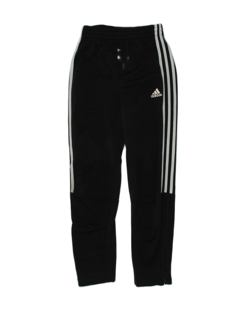 ADIDAS Boys Tracksuit Trousers 11-12 Years Black Polyester | Vintage Adidas | Thrift | Second-Hand Adidas | Used Clothing | Messina Hembry 