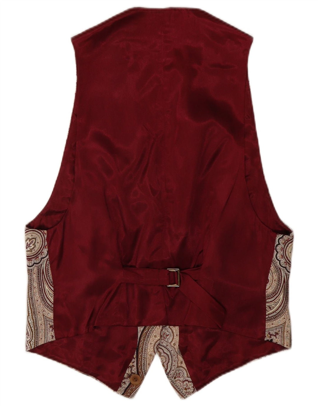 Kenzo Womens Waistcoat EU 40 Medium Multicoloured Paisley Wool