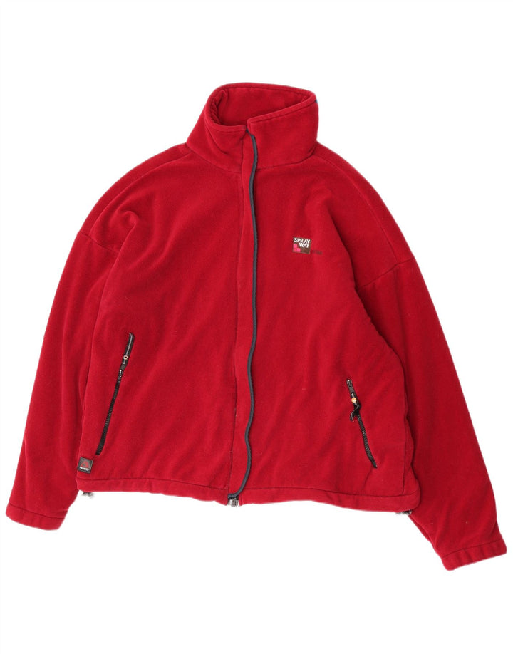 Sprayway Mens Fleece Jacket UK 42 XL Red