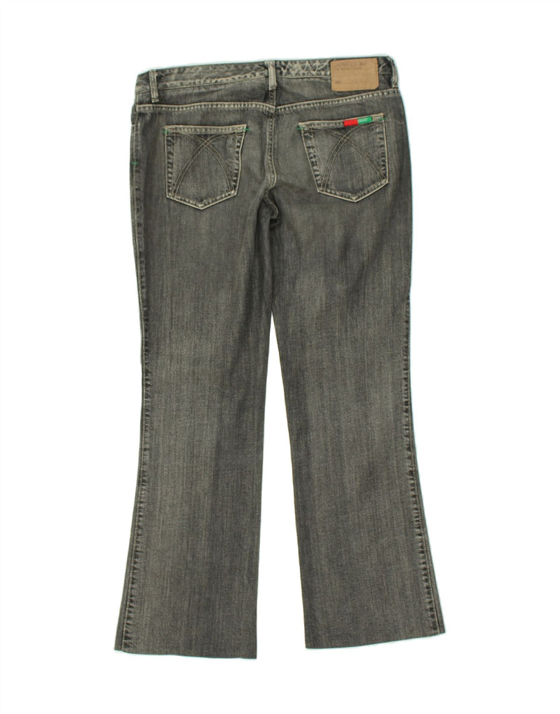 BENETTON Womens Bootcut Jeans IT 48 XL W34 L30 Grey Cotton | Vintage Benetton | Thrift | Second-Hand Benetton | Used Clothing | Messina Hembry 