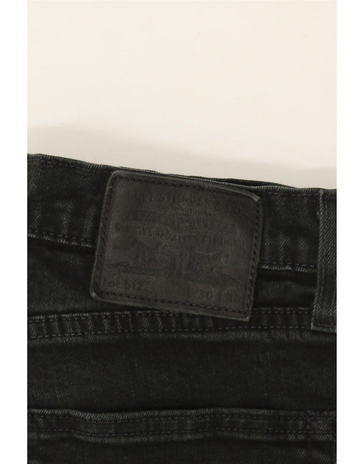 LEVI'S Womens 512 Slim Tapered Jeans W30 L30 Black Cotton Vintage Levi's and Second-Hand Levi's from Messina Hembry 