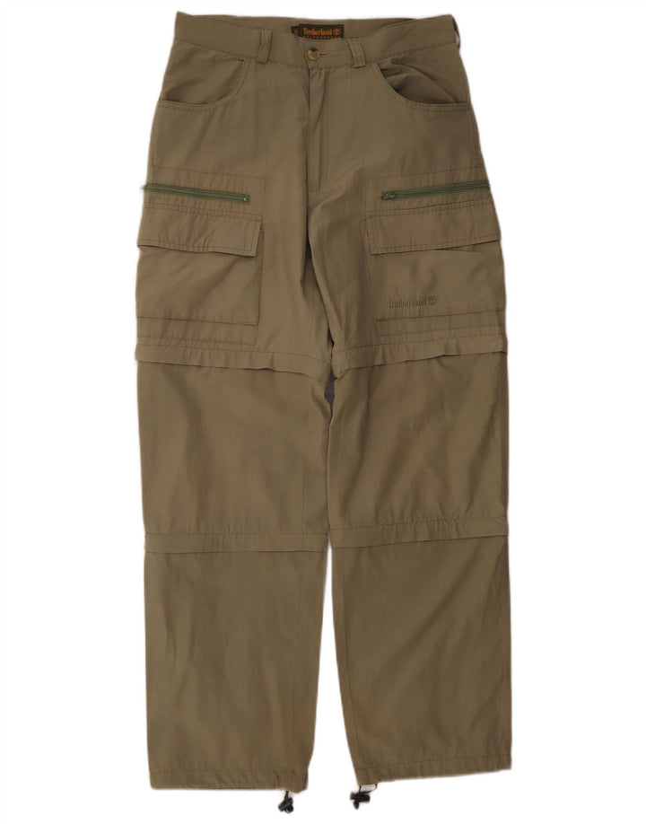 Timberland Mens Straight Cargo Trousers W30 L30 Khaki