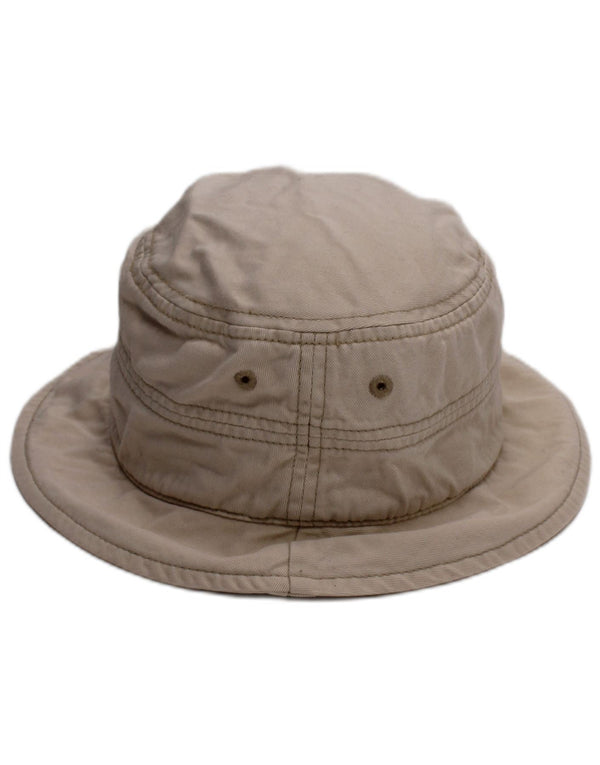 United Colors of Benetton Boys Bucket Hat 7-8 Years Medium Beige Cotton