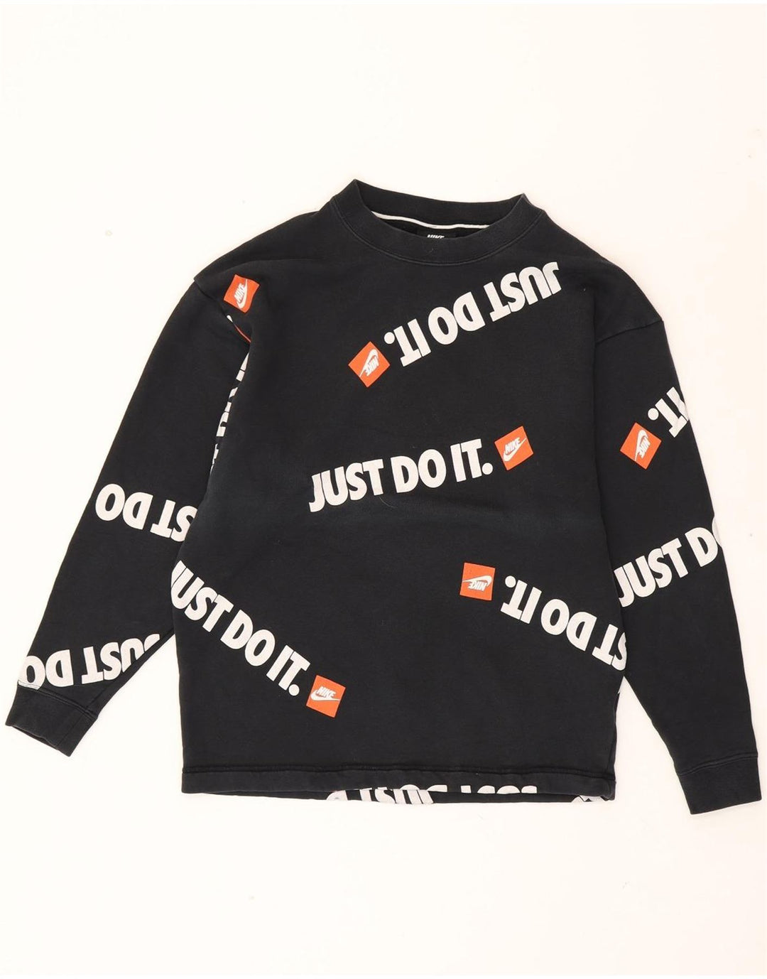 Womens Oversized Graphic Sweatshirt Jumper UK 6 XS Vintage Nike and Second-Hand Nike from Messina Hembry 