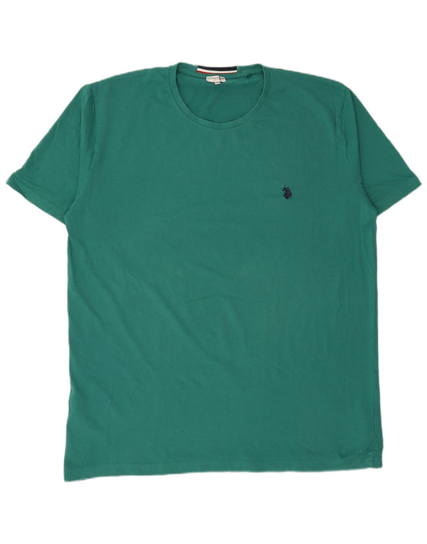 U.S. POLO ASSN. Mens T-Shirt Top 3XL Green Cotton