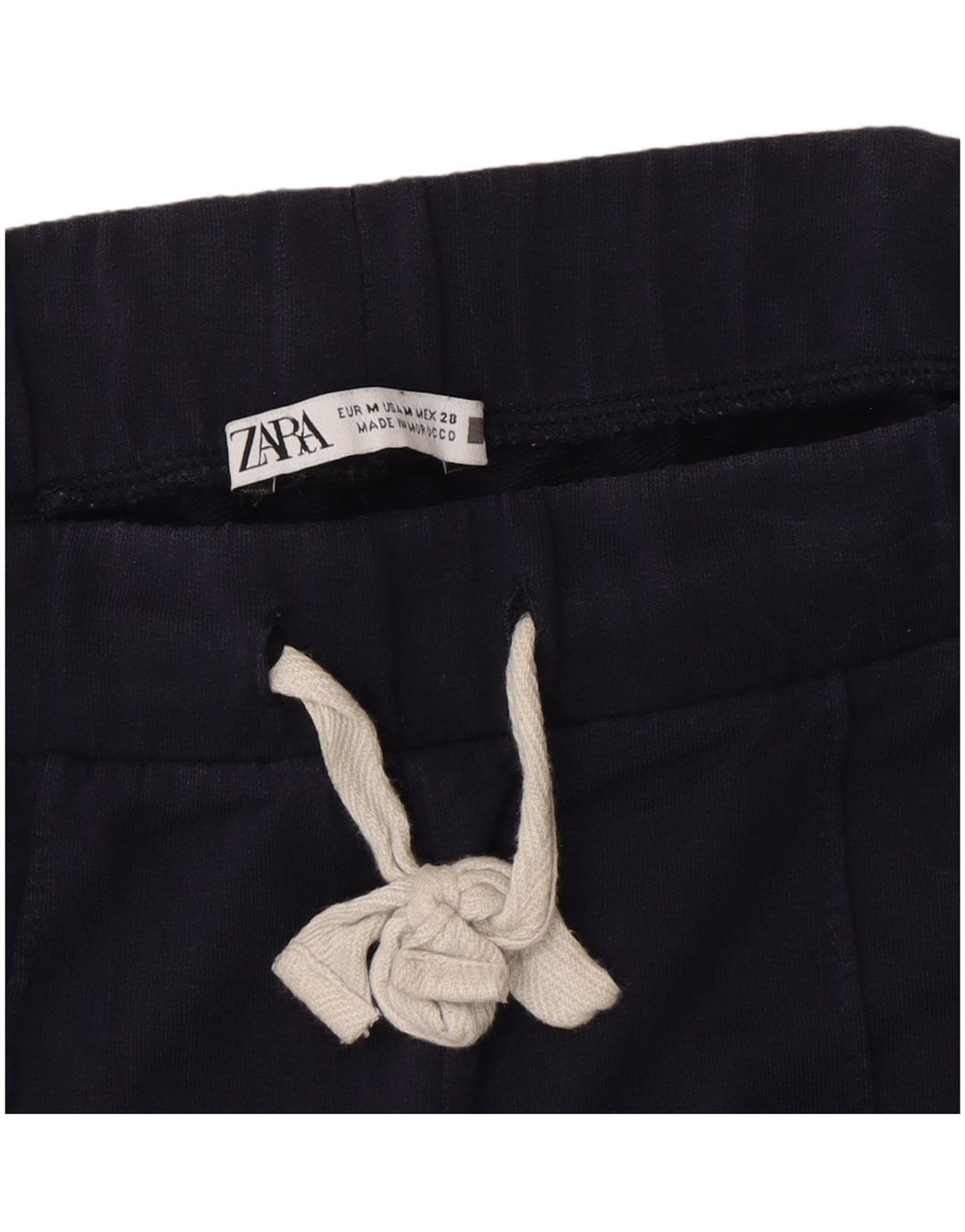 Zara Womens Tracksuit Trousers UK 12 Medium Navy Blue Colourblock