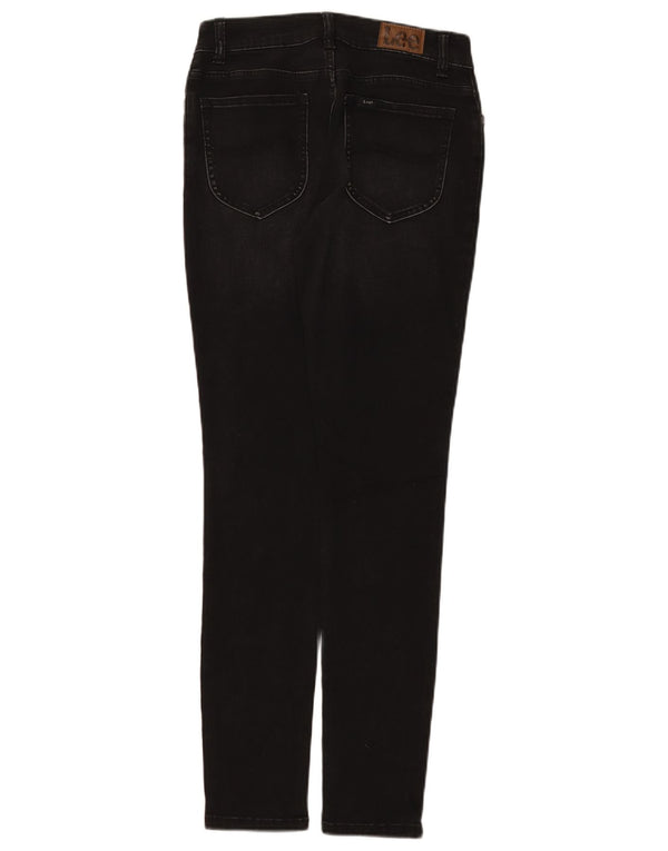 Lee Womens Legendary Skinny Jeans W28 L31 Black Cotton