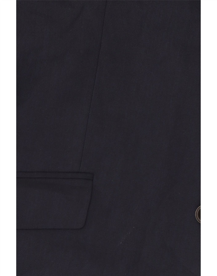 MARKS & SPENCER Mens 2 Button Blazer Jacket UK 42 Large Navy Blue