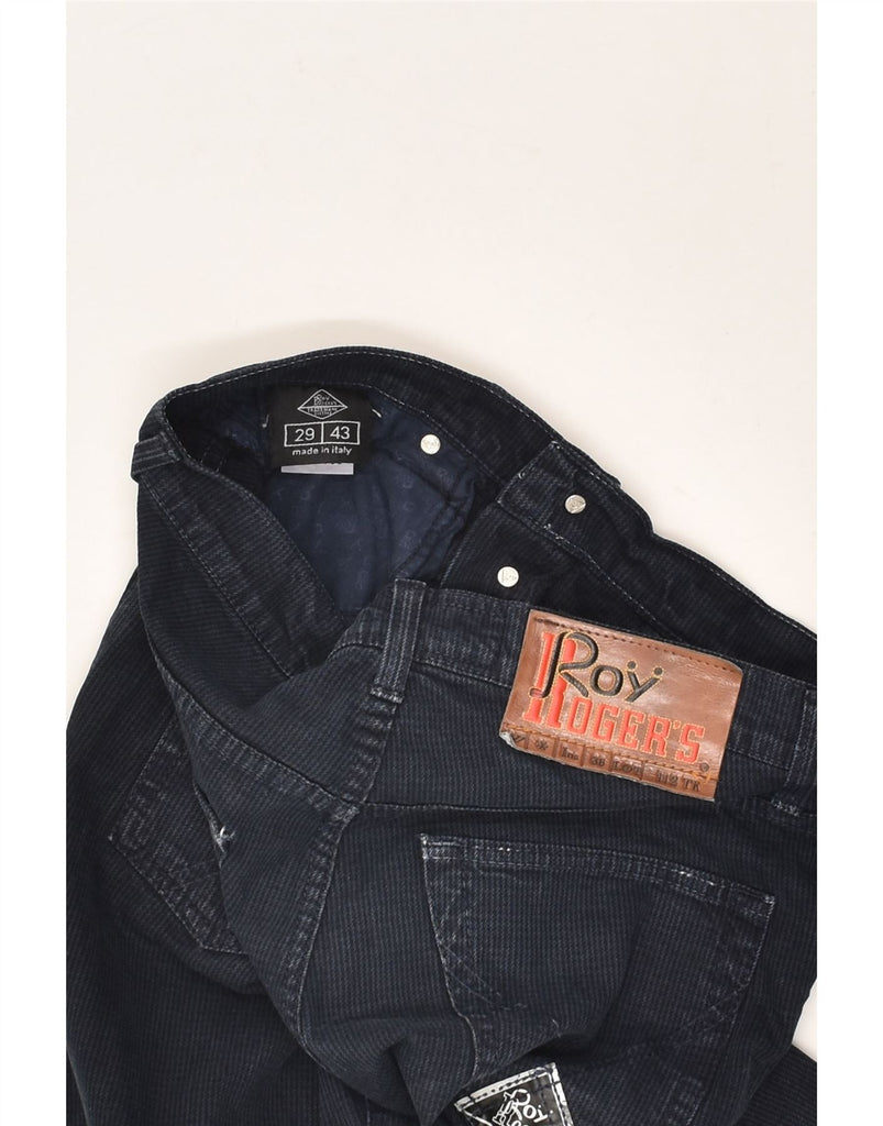 ROY ROGERS Mens Skinny Jeans W29 L30 Navy Blue Cotton | Vintage Roy Rogers | Thrift | Second-Hand Roy Rogers | Used Clothing | Messina Hembry 