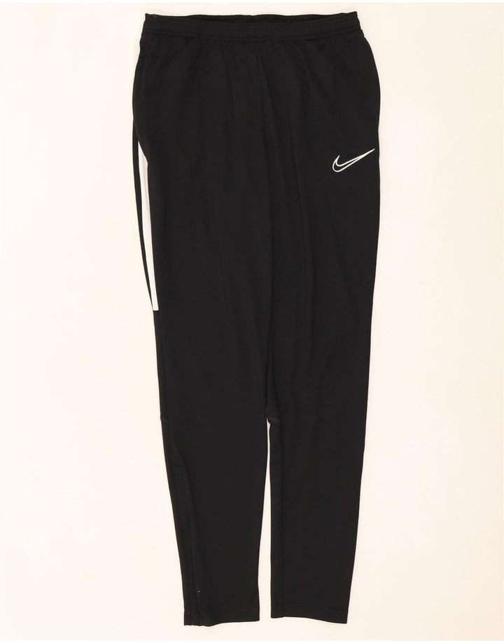 Nike Mens Dri Fit Tracksuit Trousers Medium  Black Colourblock Polyester