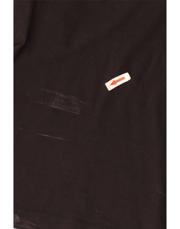 Timberland Mens Slim Fit Top Long Sleeve Medium Black Cotton