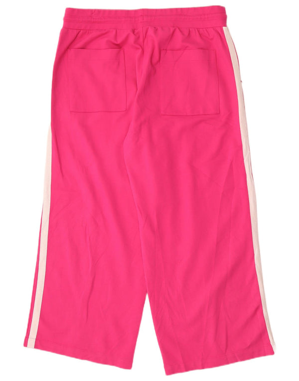 Marks & Spencer Womens Tracksuit Trousers UK 18 XL Pink Viscose