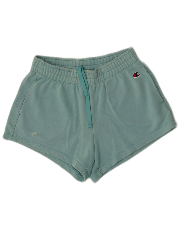Champion Womens Sport Shorts UK 10 Small  Turquoise