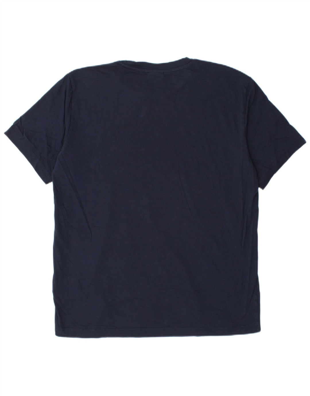 Champion Mens T-Shirt Top Large Navy Blue Cotton