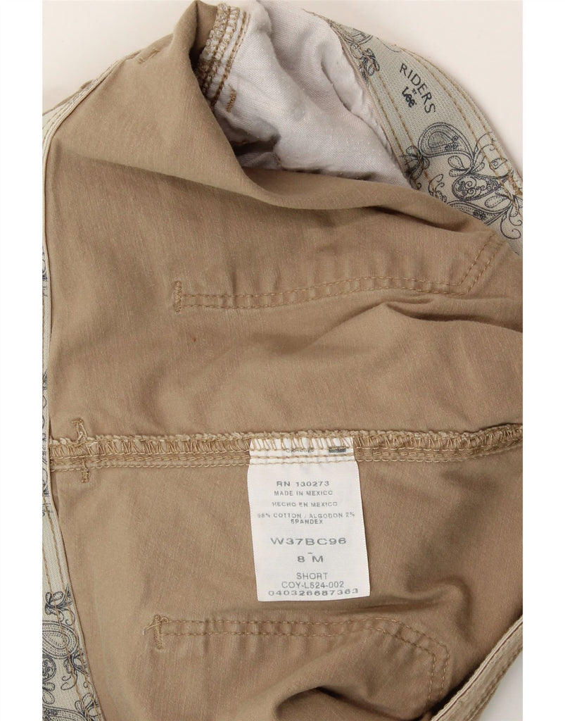 LEE Womens Riders Casual Shorts US 8 Medium W30  Beige Cotton Vintage Lee and Second-Hand Lee from Messina Hembry 
