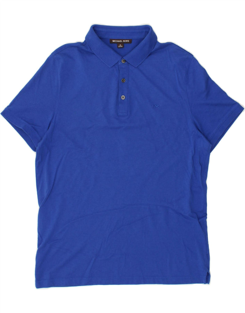 MICHAEL KORS Mens Polo Shirt Medium Blue Vintage Michael Kors and Second-Hand Michael Kors from Messina Hembry 