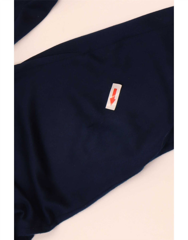 Adidas Boys Climalite Tracksuit Trousers 7-8 Years Navy Blue Polyester