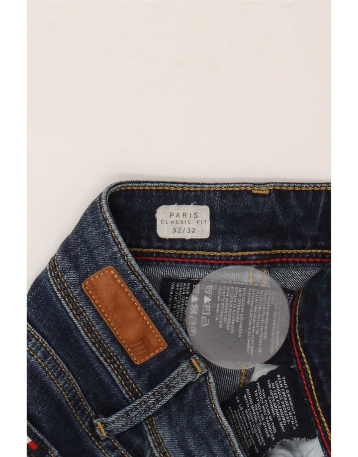 Tommy Hilfiger Womens Paris Classic Fit Bootcut Jeans W32 L32 Navy Blue