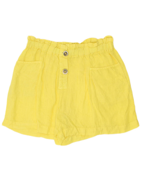 Zara Girls Casual Shorts 11-12 Years W28 Yellow