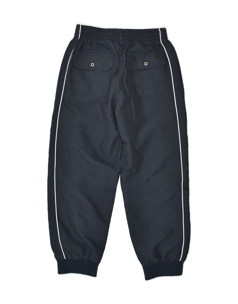 CHAMPION Boys Tracksuit Trousers Joggers 7-8 Years Navy Blue Polyamide | Vintage Champion | Thrift | Second-Hand Champion | Used Clothing | Messina Hembry 