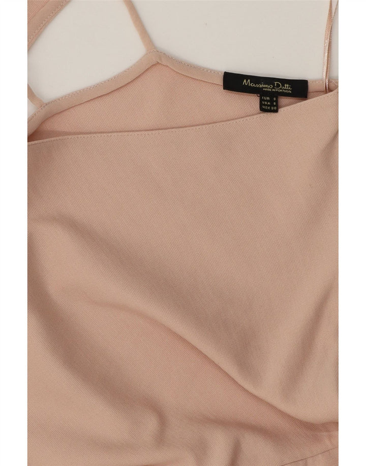 MASSIMO DUTTI Womens Sheath Dress UK 10 Small Pink Vintage Massimo Dutti and Second-Hand Massimo Dutti from Messina Hembry 