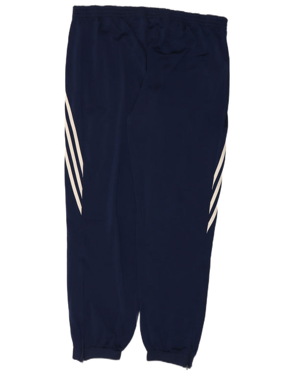 Adidas Mens Tracksuit Trousers Joggers 2XL  Navy Blue Polyester