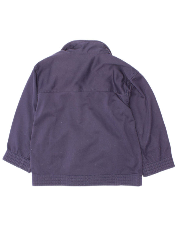 Champion Boys Tracksuit Top Jacket 3-4 Years Navy Blue Polyester