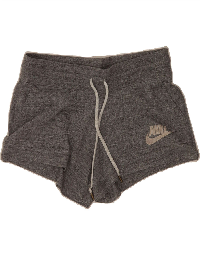 NIKE Womens Sport Shorts UK 10 Small Grey Cotton Vintage Nike and Second-Hand Nike from Messina Hembry 
