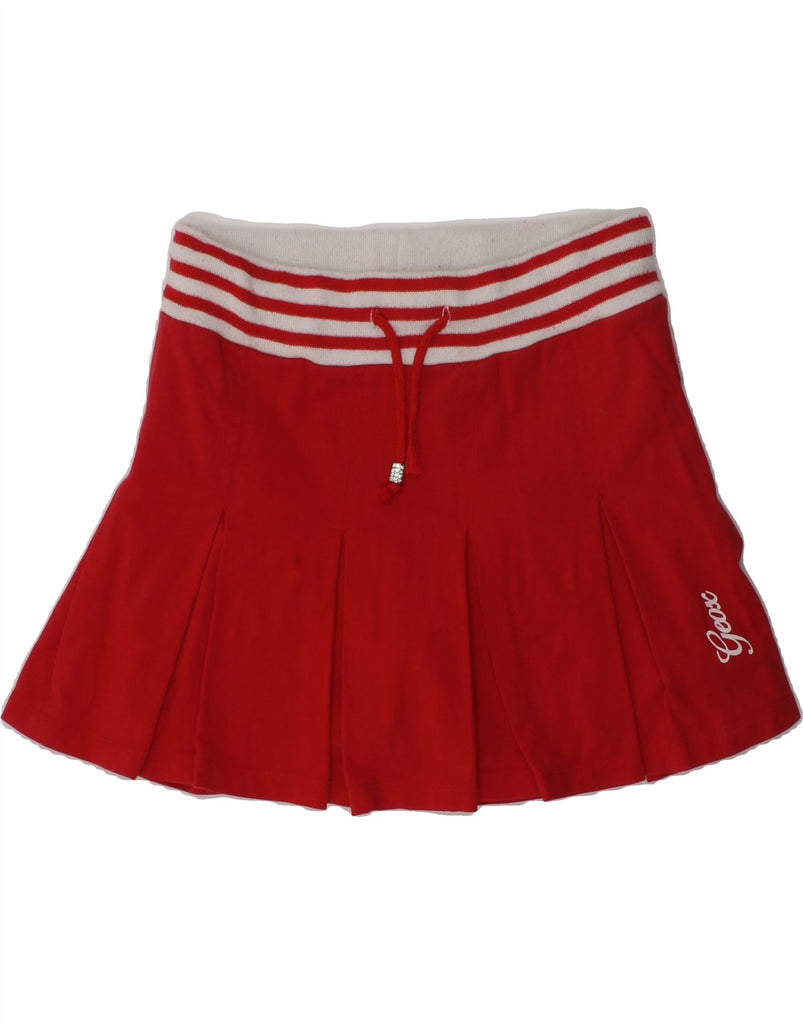 GEOX Girls Skort 7-8 Years W24 Red | Vintage Geox | Thrift | Second-Hand Geox | Used Clothing | Messina Hembry 