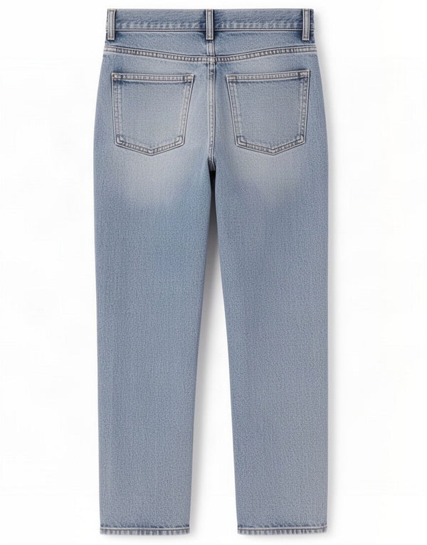 Cos Boys Straight Jeans 7-8 Years W24 L25 Blue Cotton