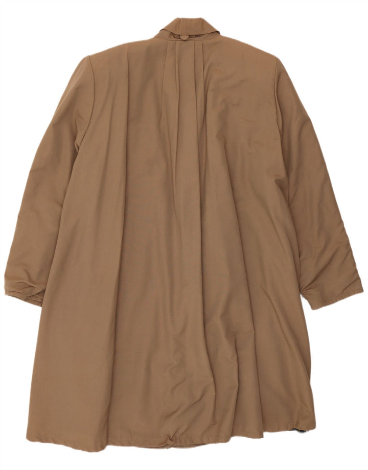 Vintage Womens Overcoat UK 14 Large Beige