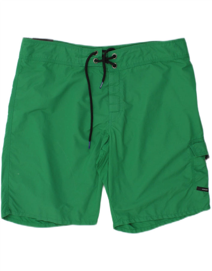 RRD Mens Graphic Swimming Shorts Large  Green